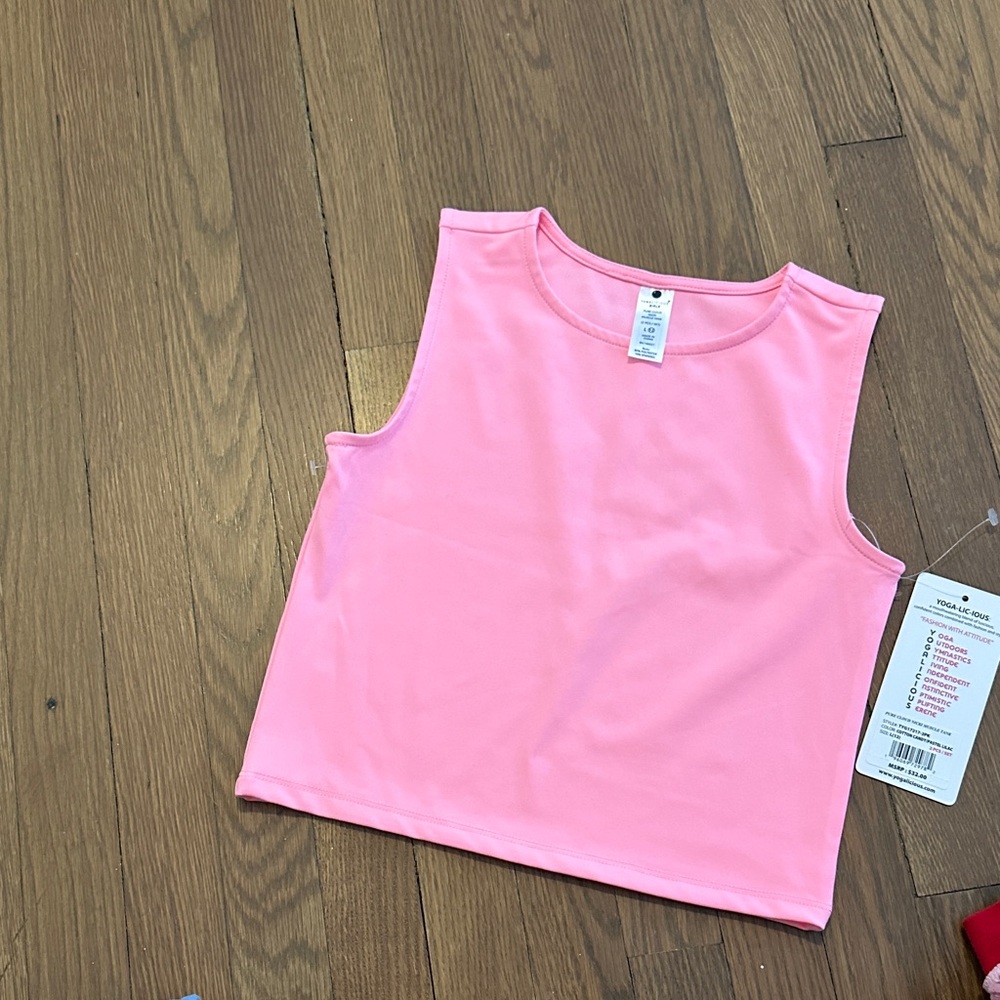 Yogalicious Kids Pink Tank Top